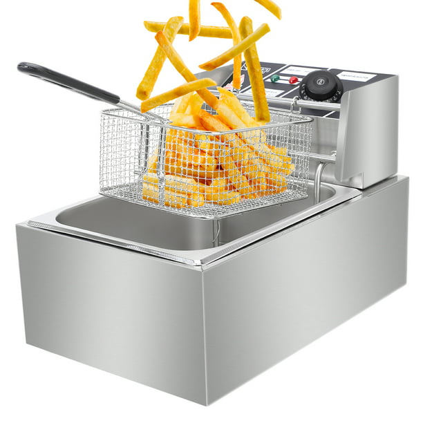 Details about  / Commercial Electric Deep Fryer French Fry Bar Restaurant Tank w// Basket Size Opt